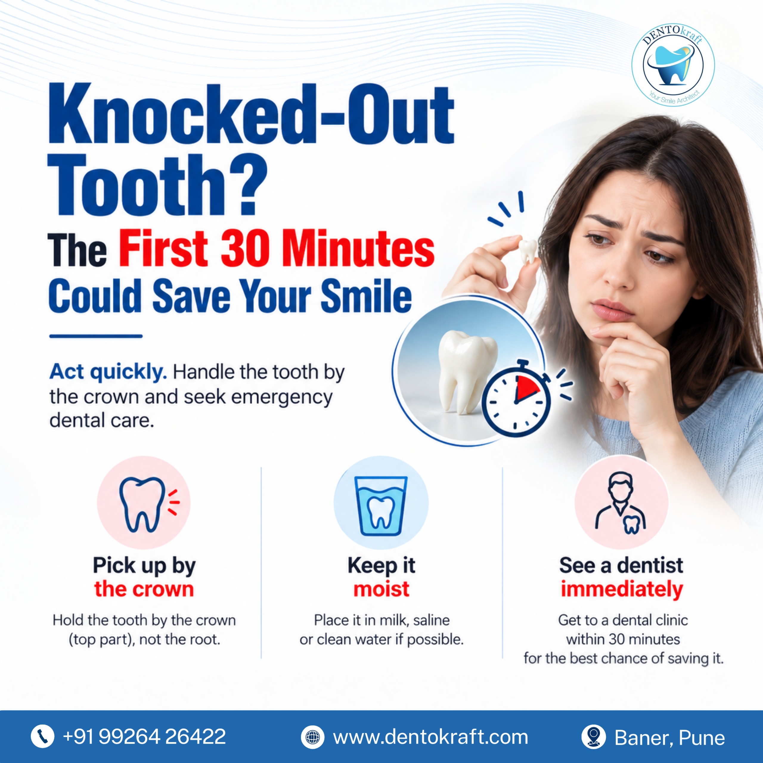 Knocked-Out Tooth? The First 30 Minutes Could Save Your Smile